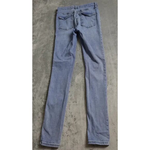 Free People Jeans Women's Size 26 Blue Denim Skinny Straight Activewear - Picture 8 of 10